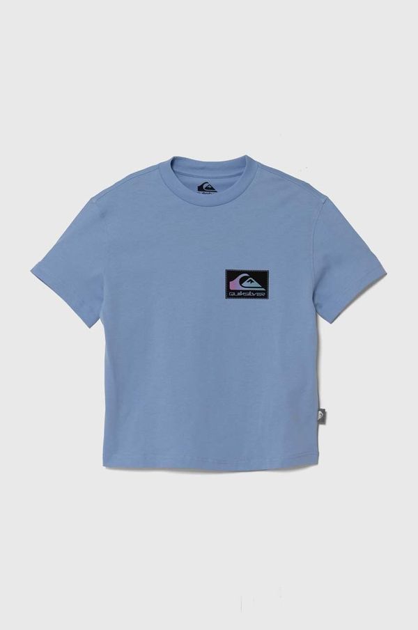 Quiksilver Dječja pamučna majica kratkih rukava Quiksilver BACKFLASHSSYTH s tiskom