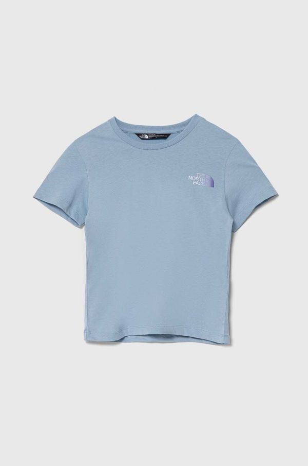 The North Face Dječja pamučna majica kratkih rukava The North Face RELAXED GRAPHIC TEE 2 boja: tirkizna