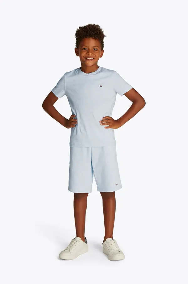 Tommy Hilfiger Dječja pamučna majica kratkih rukava Tommy Hilfiger bez uzorka, KB0KB06879