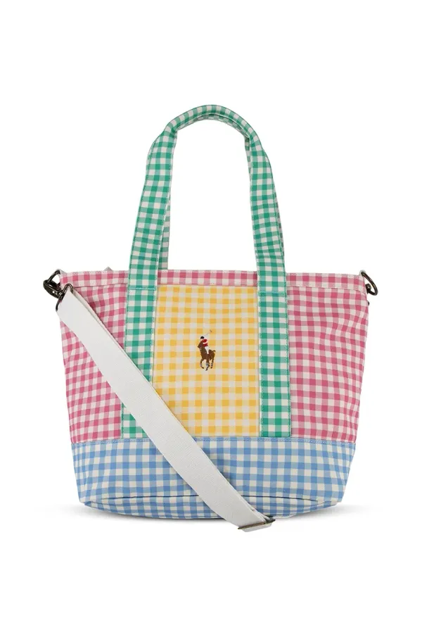 Polo Ralph Lauren Dječja pamučna torbica Polo Ralph Lauren boja: ružičasta, 4AR160