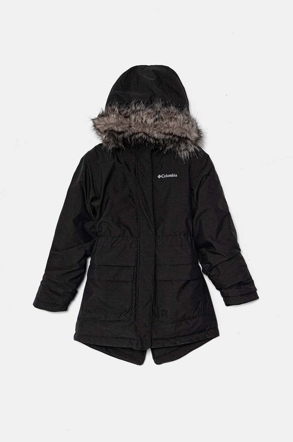 Columbia Dječja parka jakna Columbia Nordic Strider boja: crna, 2090241