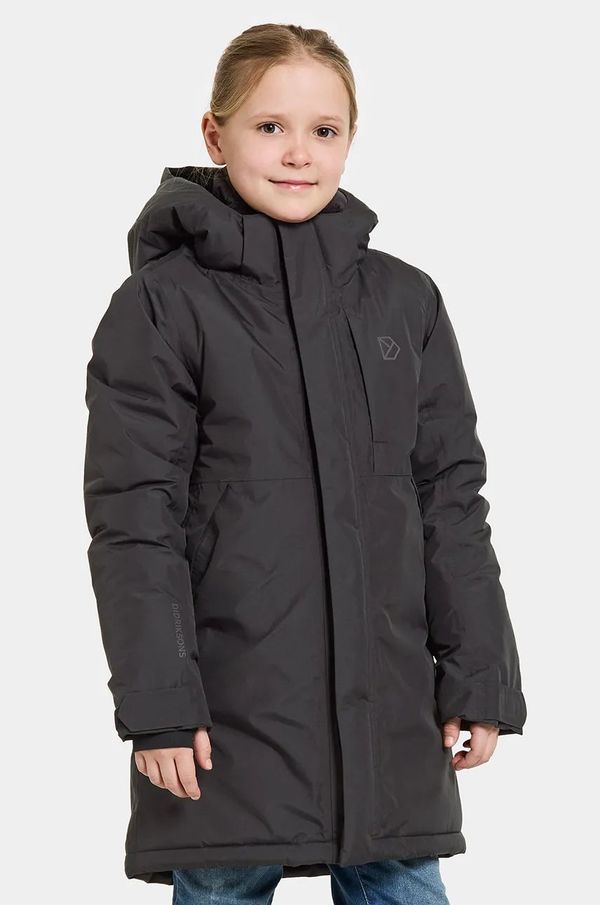 Didriksons Dječja parka jakna Didriksons PORFYR KIDS PARKA boja: crna, 505389