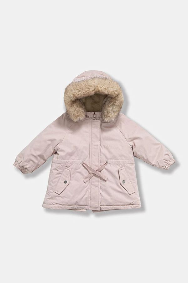 United Colors of Benetton Dječja parka jakna United Colors of Benetton boja: ružičasta, 2S6BGN036