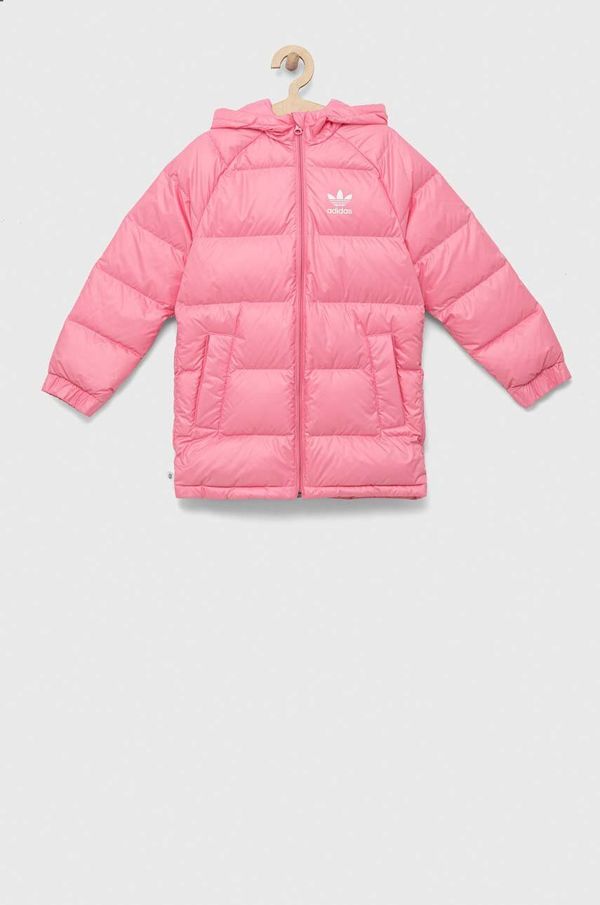 adidas Originals Dječja pernata jakna adidas Originals DOWN JACKET ELO boja: ružičasta