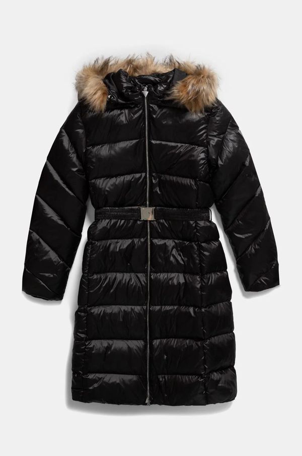 Guess Dječja pernata jakna Guess boja: crna, J4BL18 WGL50