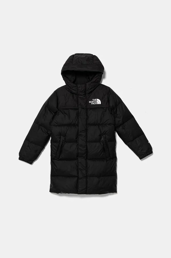 The North Face Dječja pernata jakna The North Face TEEN NUPTSE LONG PARKA boja: crna, NF0A88UFJK31