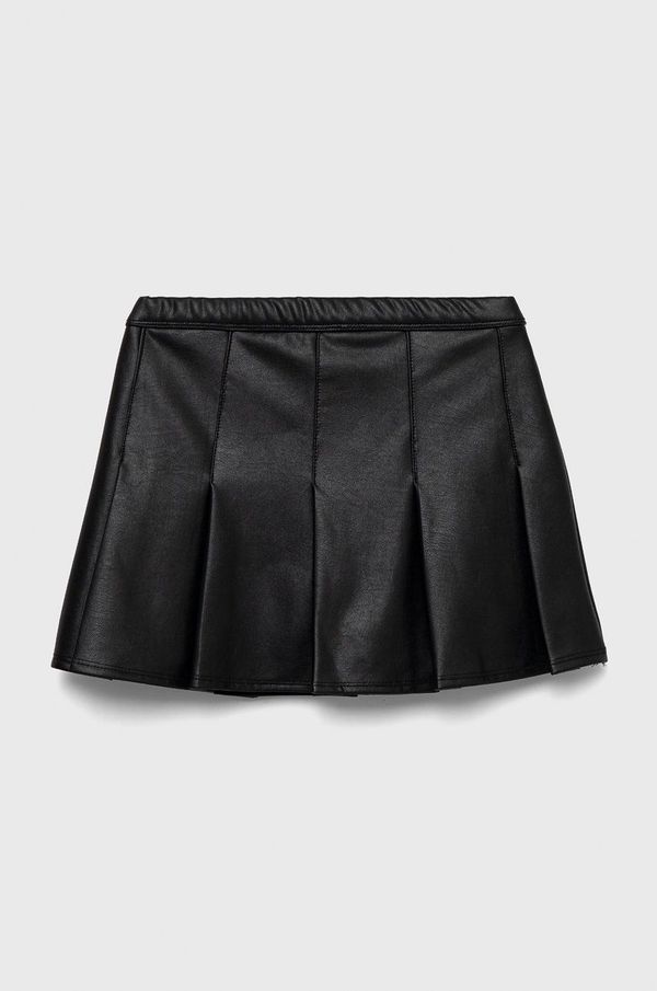 Abercrombie & Fitch Dječja suknja Abercrombie & Fitch boja: crna, mini, širi se prema dolje