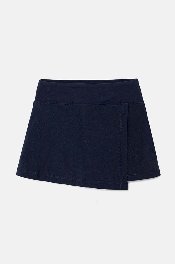 Abercrombie & Fitch Dječja suknja Abercrombie & Fitch boja: tamno plava, mini, širi se prema dolje, KI243-4057