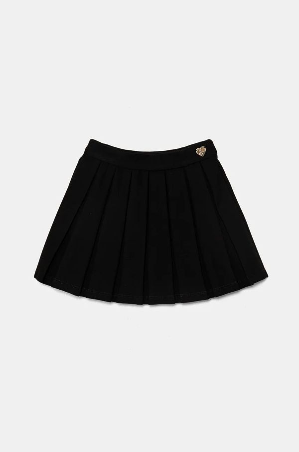Guess Dječja suknja Guess boja: crna, mini, širi se prema dolje, K4BD00 KAUH0