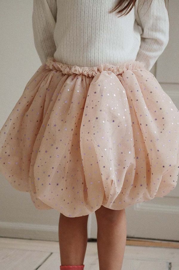 Konges Sløjd Dječja suknja Konges Sløjd FAIRY BALLOON SKIRT boja: ružičasta, mini, širi se prema dolje, KS101512