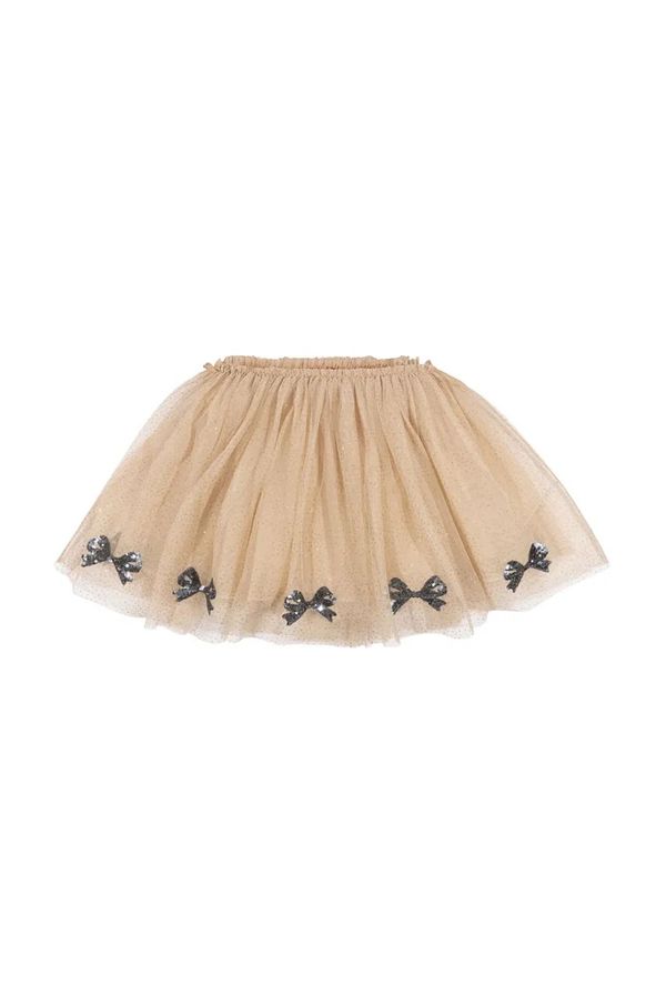 Konges Sløjd Dječja suknja Konges Sløjd MEI SKIRT boja: bež, mini, širi se prema dolje, KS102174
