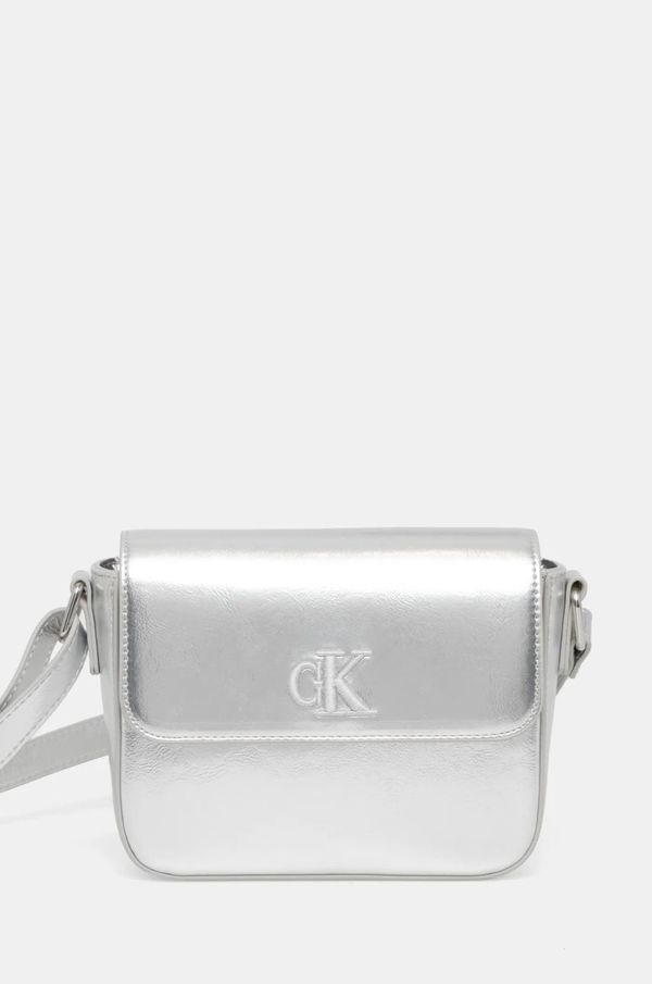 Calvin Klein Jeans Dječja torba Calvin Klein Jeans boja: srebrna, IU0IU00688