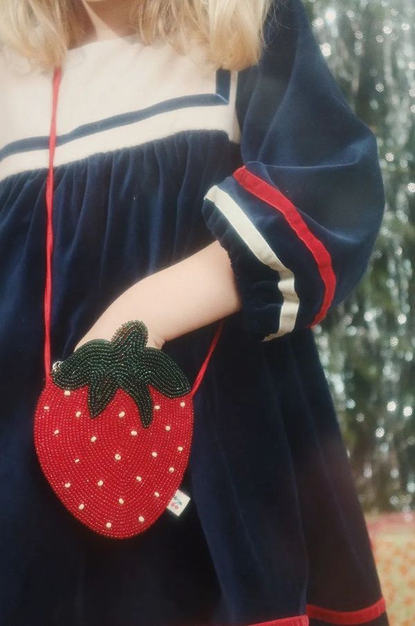Konges Sløjd Dječja torba Konges Sløjd STRAWBERRY BAG boja: crvena, KS102117