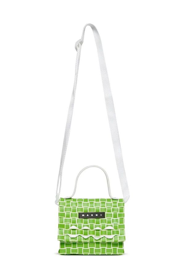 Marni Dječja torba Marni MW100F JOY BAG MICRO BAGS boja: zelena, M01482