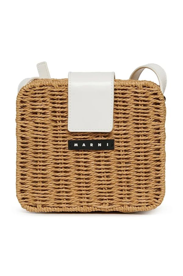 Marni Dječja torba Marni MW92F PIC NIC BAG BAGS boja: bež, M01474