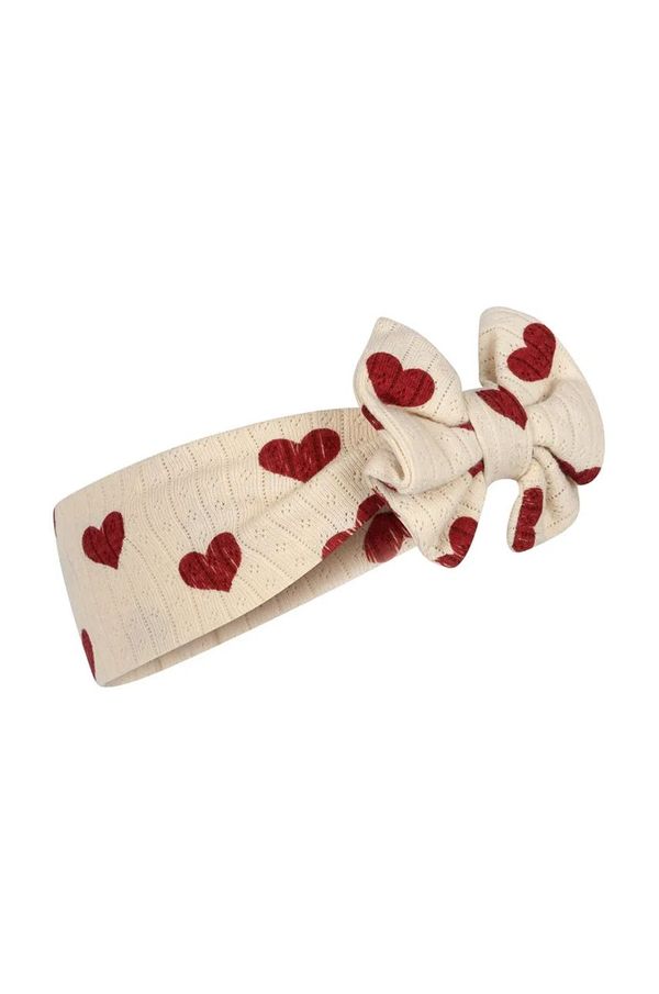 Konges Sløjd Dječja traka Konges Sløjd MINNIE NEW BAMBI BONNET GOTS boja: bež, KS101608
