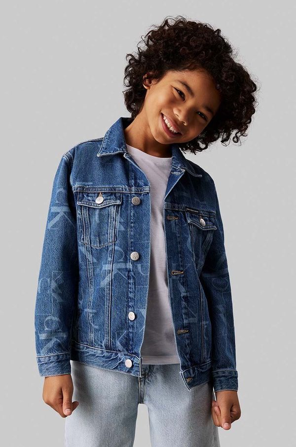 Calvin Klein Jeans Dječja traper jakna Calvin Klein Jeans IB0IB02167