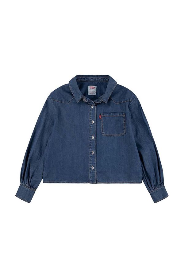Levi's Dječja traper košulja Levi's L/S WESTERN DENIM SHIRT 4EL063