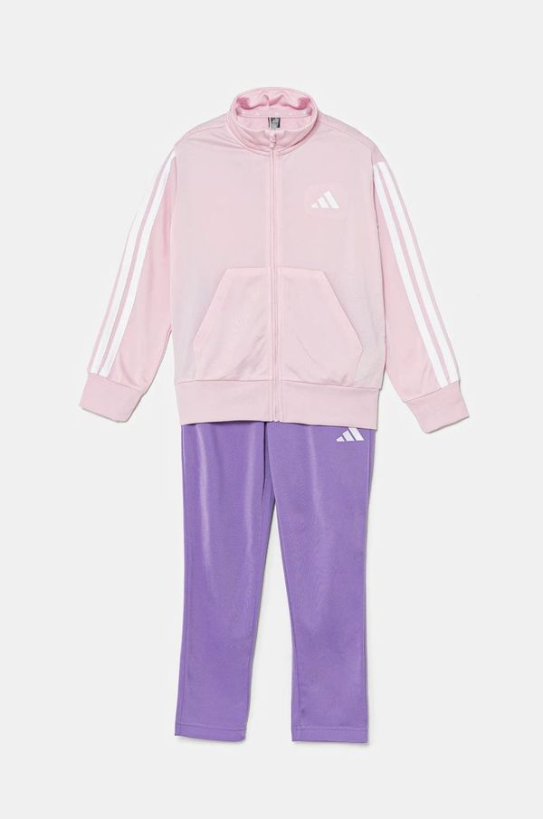adidas Dječja trenirka adidas boja: ljubičasta, JC9621
