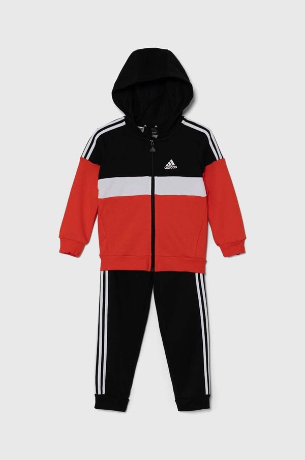 adidas Dječja trenirka adidas I 3S TIB FL TS boja: crvena, IW3491