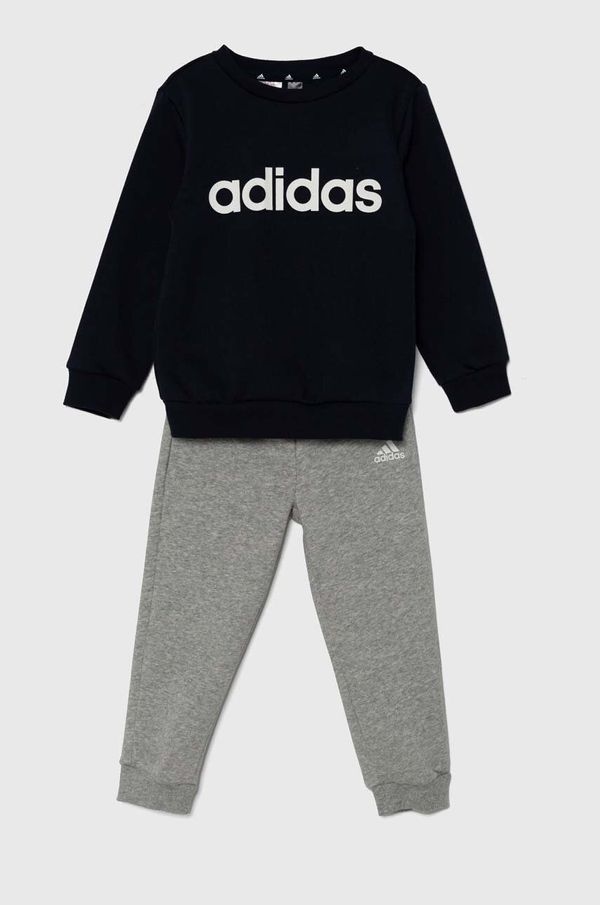 adidas Dječja trenirka adidas I LIN FLOG boja: tamno plava, IV7390