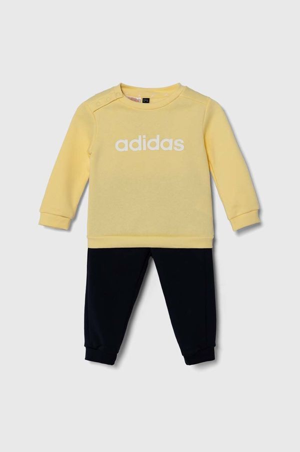 adidas Dječja trenirka adidas I LIN FLOG boja: žuta, IZ4970