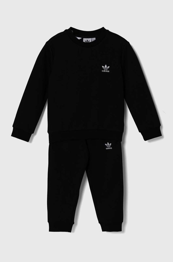 adidas Originals Dječja trenirka adidas Originals CREW SET boja: crna, IW1021