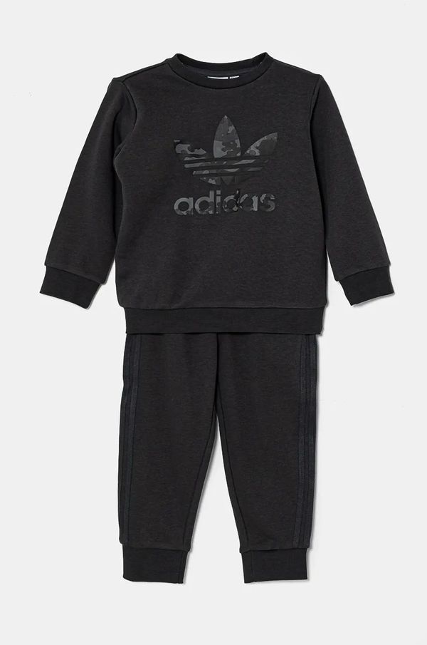 adidas Originals Dječja trenirka adidas Originals CREW SET boja: siva, IY1749