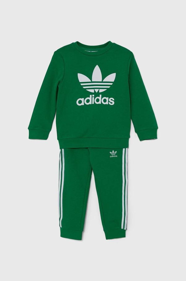adidas Originals Dječja trenirka adidas Originals CREW SET boja: zelena, IX5153