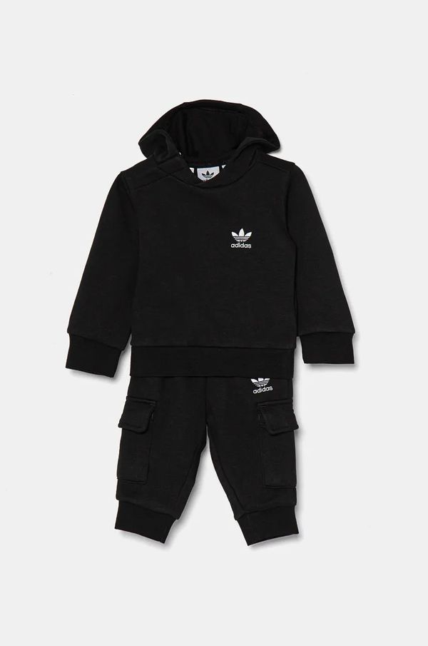 adidas Originals Dječja trenirka adidas Originals HOODIE SET boja: crna, IW1007