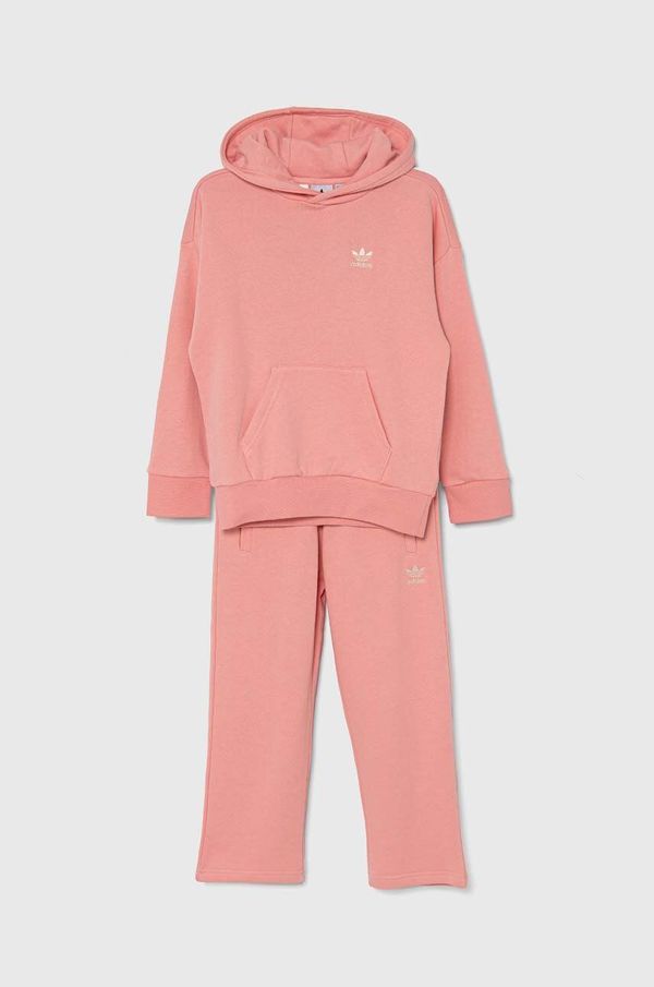 adidas Originals Dječja trenirka adidas Originals HOODIE SET boja: narančasta, IX9818