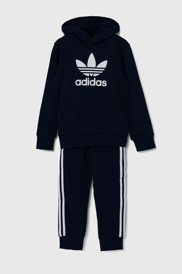 adidas Originals Dječja trenirka adidas Originals HOODIE SET boja: tamno plava, IY4788