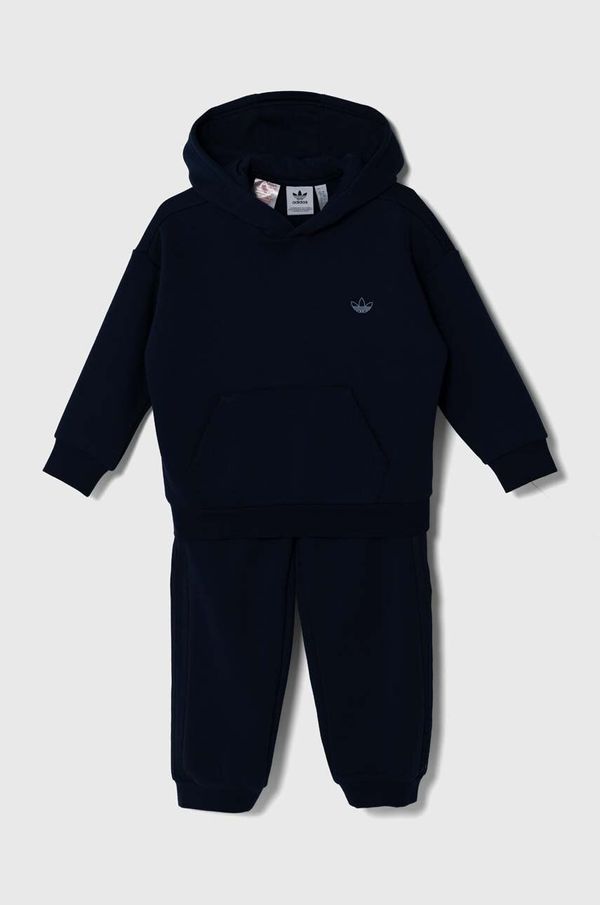 adidas Originals Dječja trenirka adidas Originals HOODIE SET boja: tamno plava, IZ4555