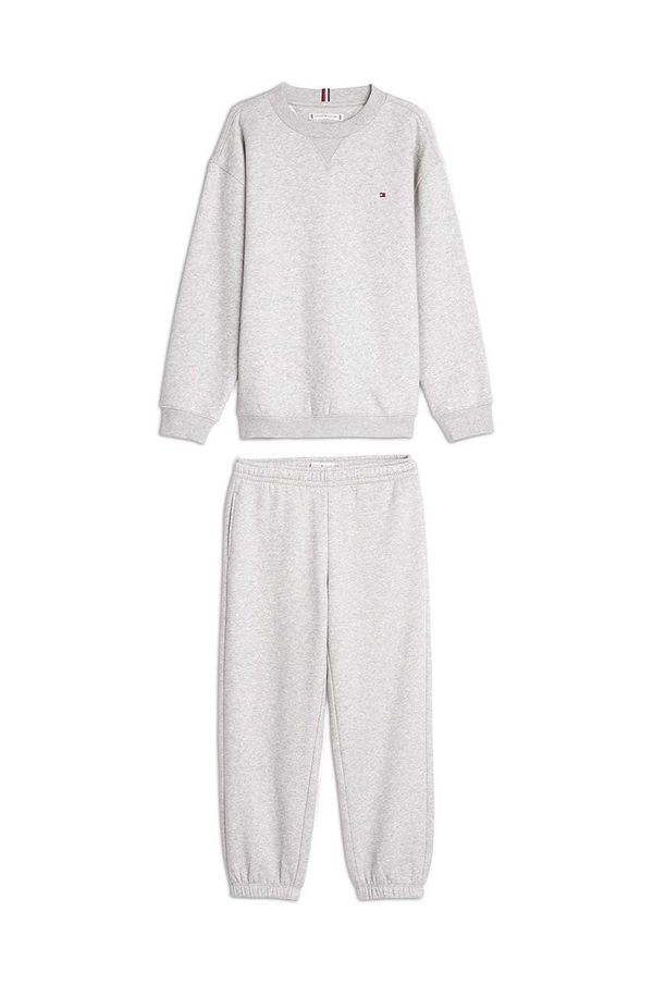Tommy Hilfiger Dječja trenirka Tommy Hilfiger boja: siva, KS0KS00561