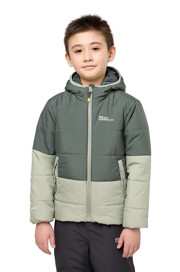 Jack Wolfskin Dječja zimska jakna Jack Wolfskin boja: zelena, 1610131