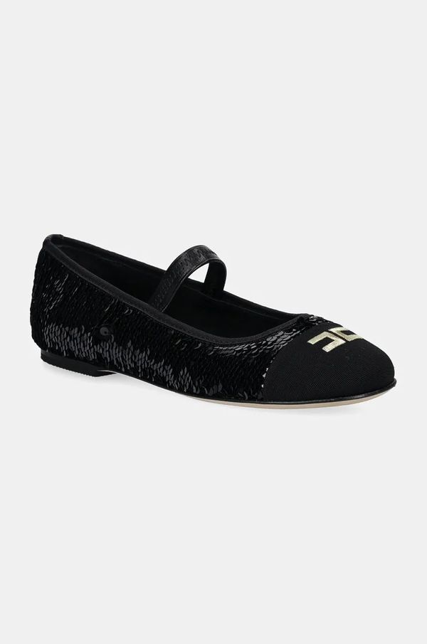 Elisabetta Franchi Dječje balerinke Elisabetta Franchi boja: crna, F4A3.E0096.1788