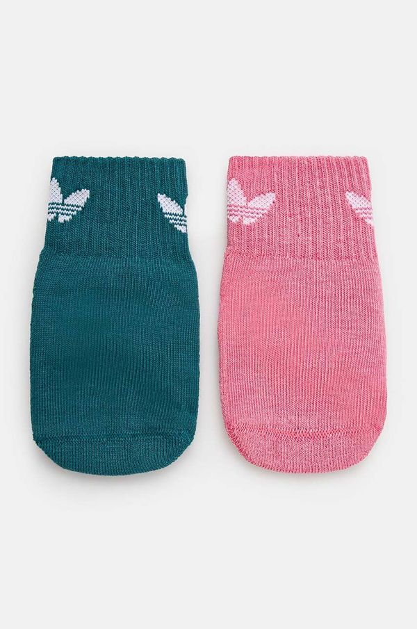 adidas Originals Dječje čarape adidas Originals ANT SLIP SOCK 2-pack boja: ružičasta, IZ3472