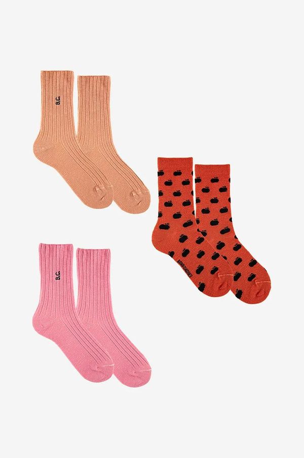 Bobo Choses Dječje čarape Bobo Choses 3-pack boja: narančasta, 322EI002