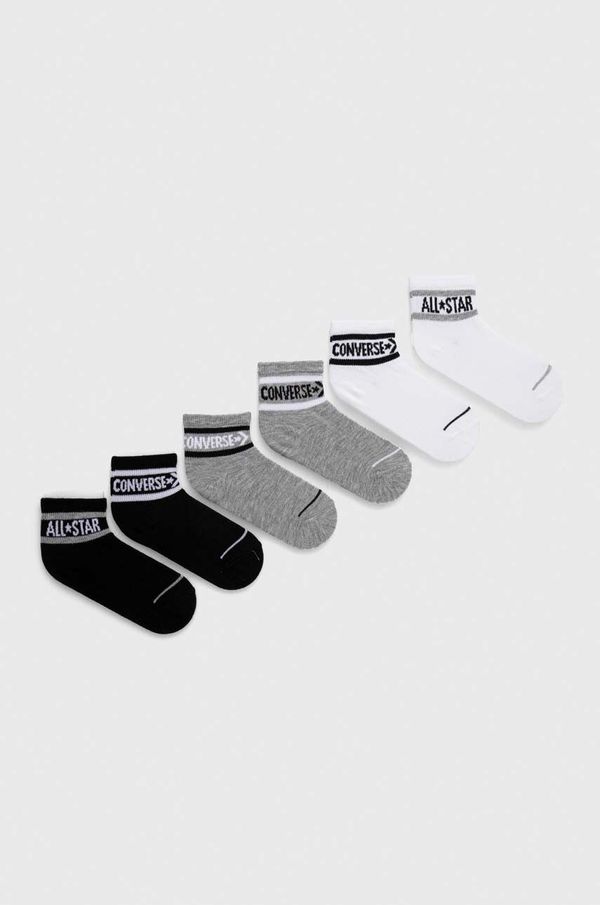 Converse Dječje čarape Converse 6-pack boja: siva