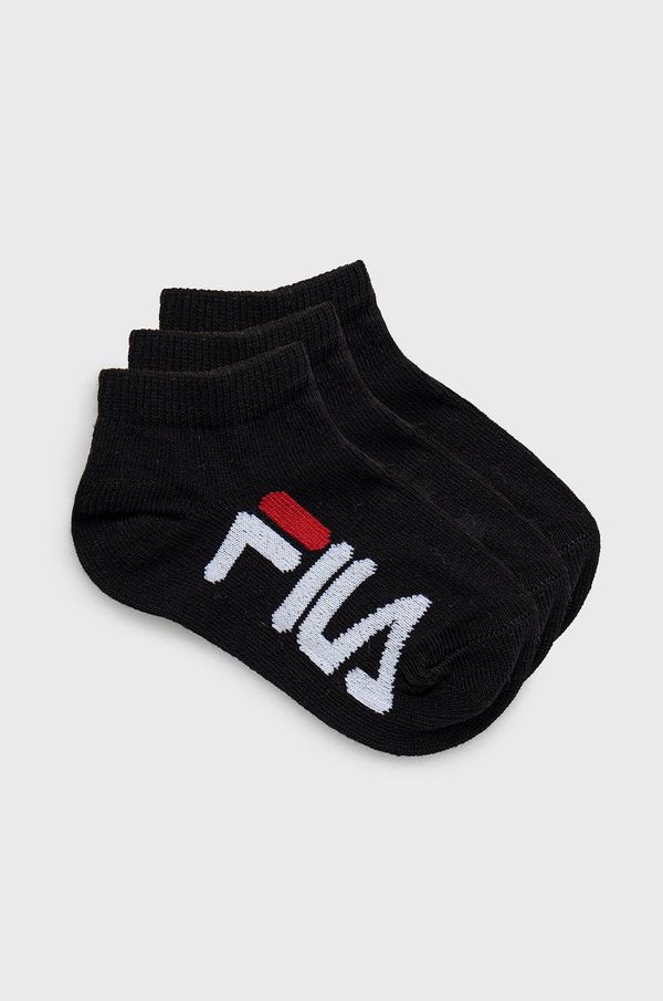 Fila Dječje čarape Fila (3-pack) boja: crna