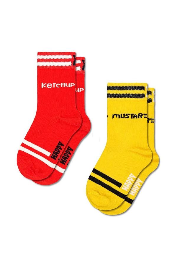 Happy Socks Dječje čarape Happy Socks Kids 2-Pack Ketchup Socks P001468