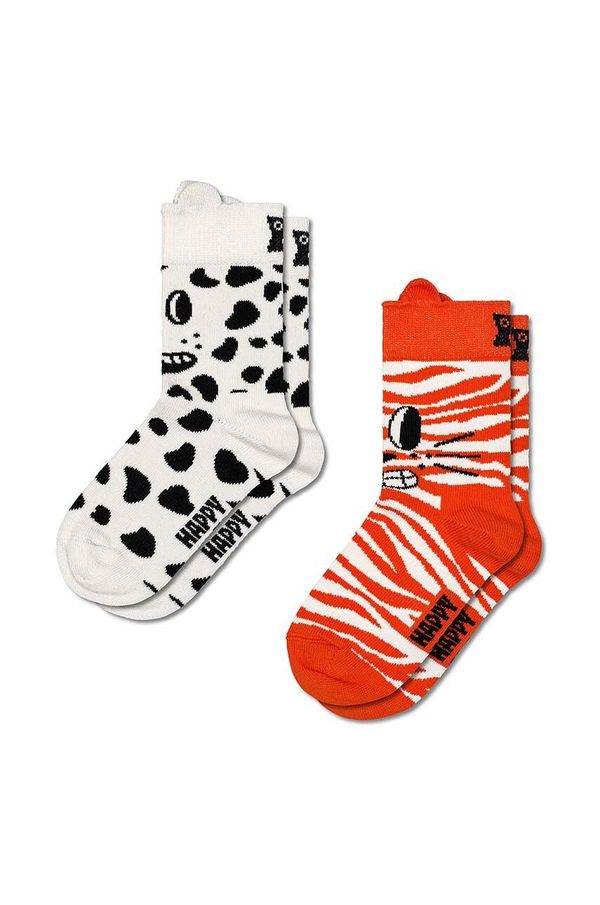 Happy Socks Dječje čarape Happy Socks Kids Cat & Dog Socks 2-pack boja: bijela
