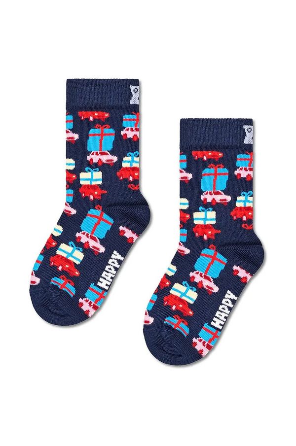Happy Socks Dječje čarape Happy Socks Kids Holiday Shopping Sock boja: tamno plava, P001693