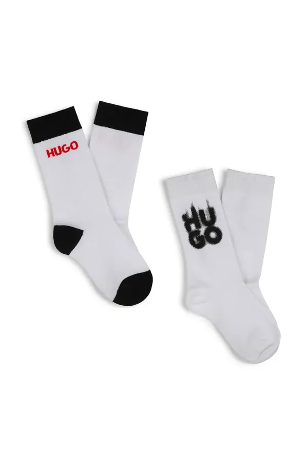 HUGO Dječje čarape HUGO 2-pack boja: bijela, G00324