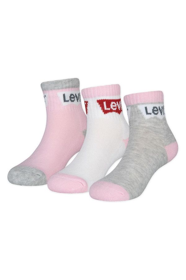 Levi's Dječje čarape Levi's boja: ružičasta