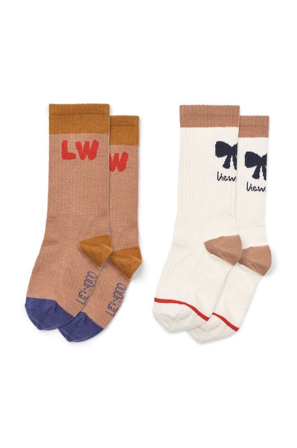 Liewood Dječje čarape Liewood Annette Socks 2-Pack 2-pack boja: ružičasta, LW19193