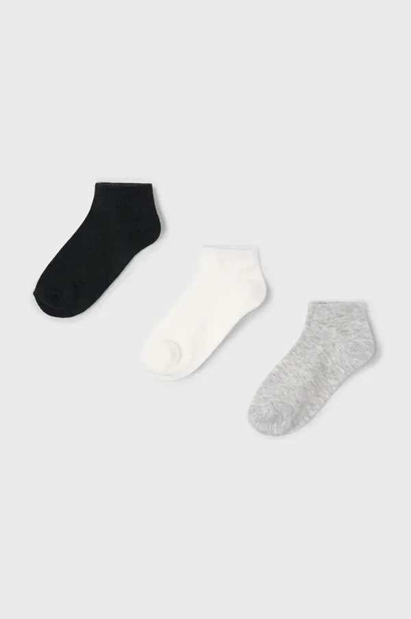 Mayoral Dječje čarape Mayoral 3-pack boja: crna, 10909