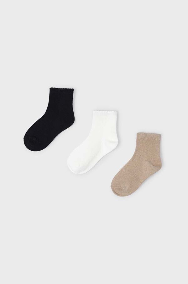 Mayoral Dječje čarape Mayoral 3-pack boja: crna