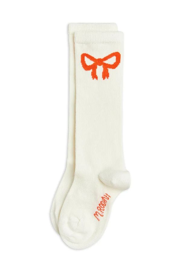 Mini Rodini Dječje čarape Mini Rodini Bow boja: bež, 2516010511