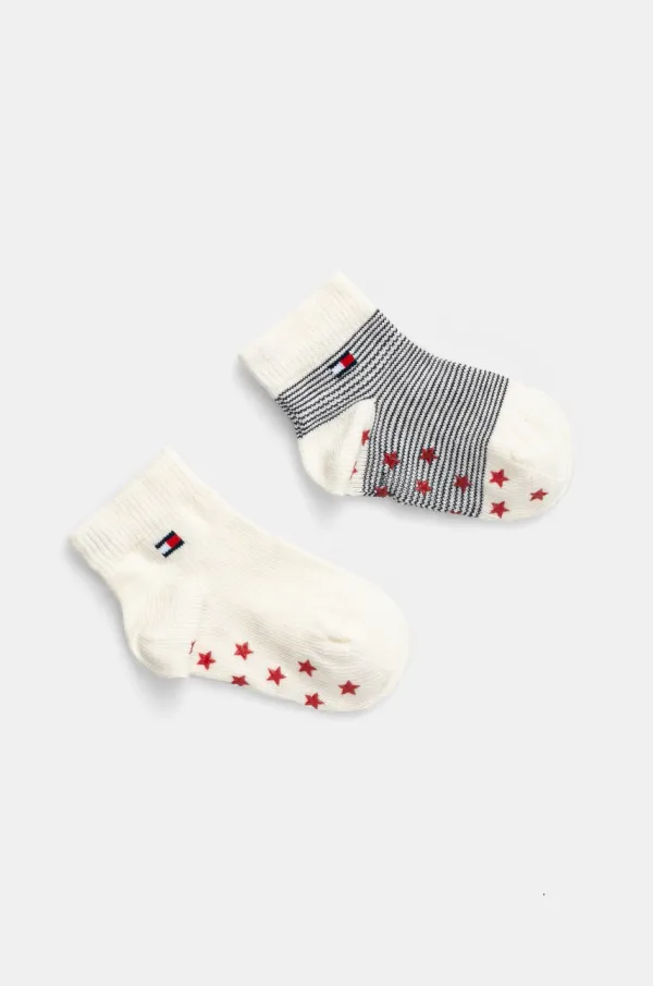 Tommy Hilfiger Dječje čarape Tommy Hilfiger 2-pack boja: bež, 701232853